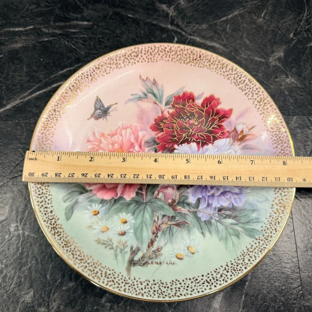 1991 W.L. George “Peony Prelude” Collector Plate